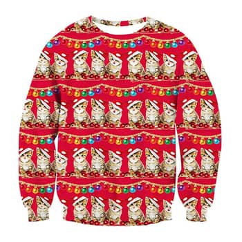 Cat-Themed Ugly Christmas Sweaters on Amazon | POPSUGAR Pets