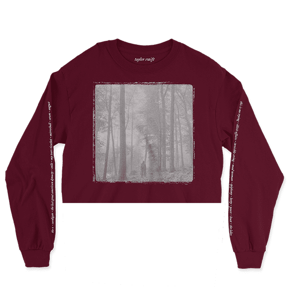 Taylor Swift In the Trees Cropped Long Sleeve