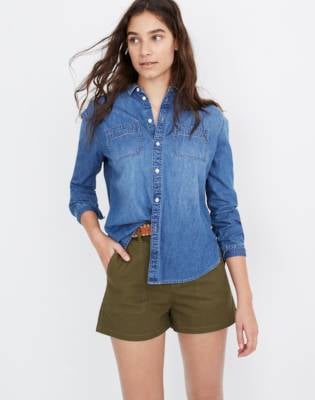 Madewell Denim Oversized Ex-Boyfriend Shirt