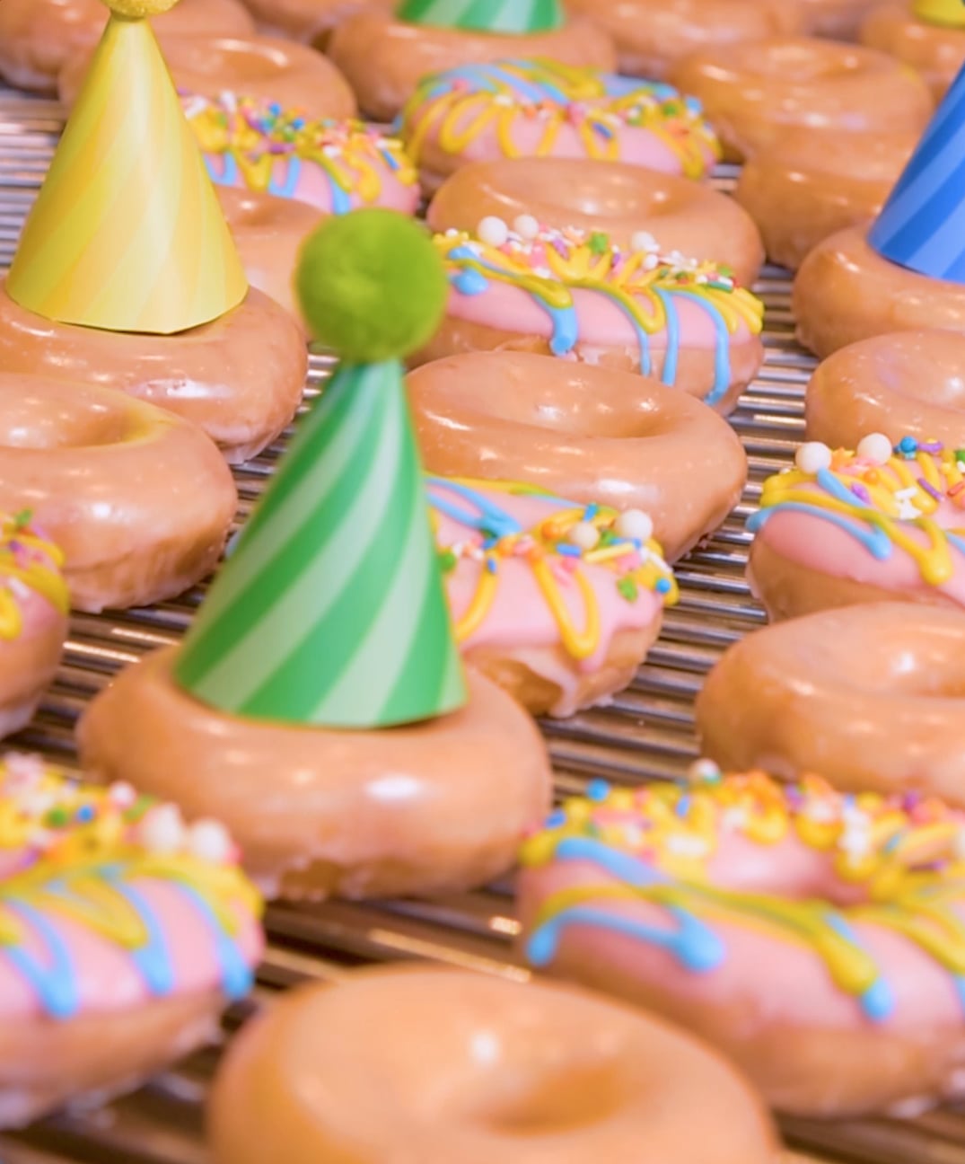 Krispy Kreme Birthday Cake Batter Filled Doughnut 2019 Popsugar Food