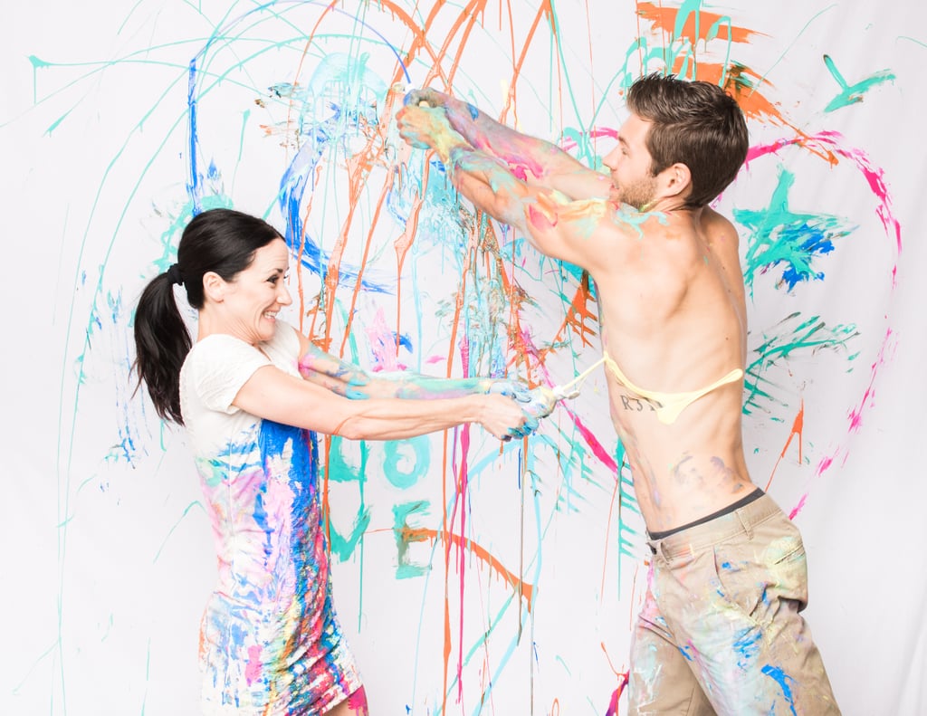 Painting Engagement Photos