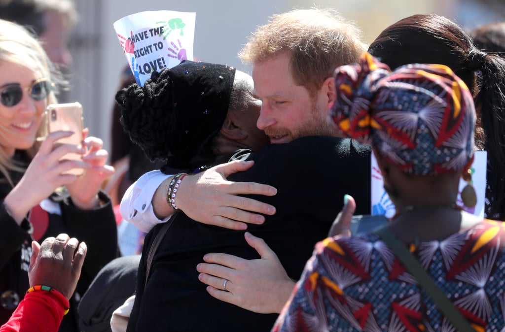 Prince Harry and Meghan Markle Hugging on South Africa Tour