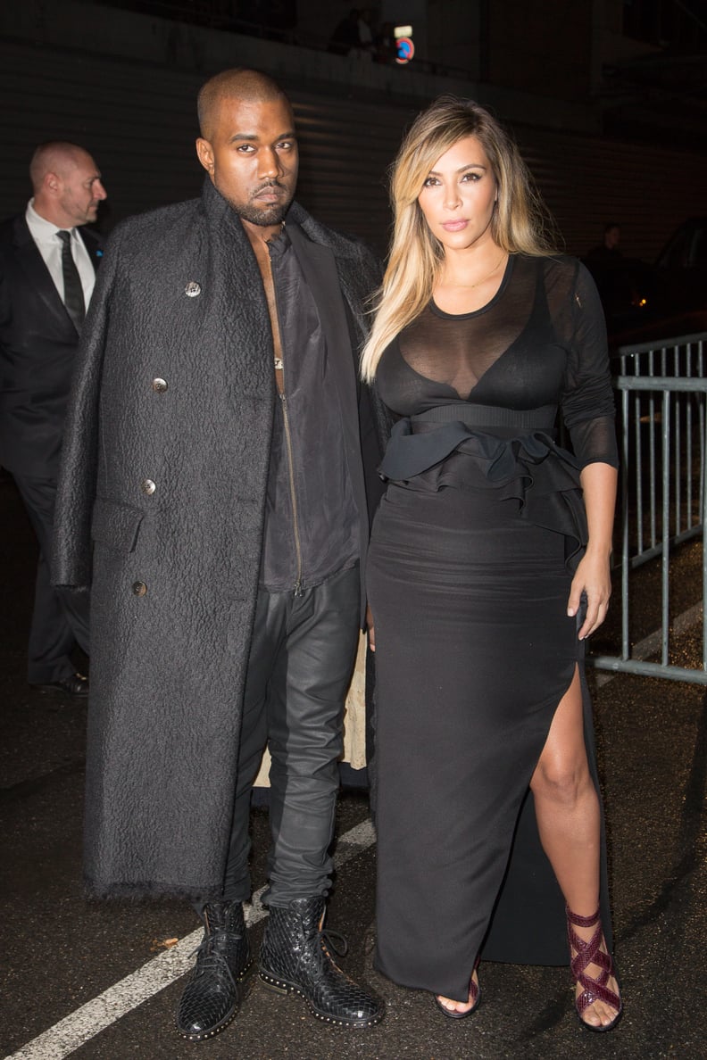 Kim Kardashian at the Spring 2014 Givenchy Runway Show