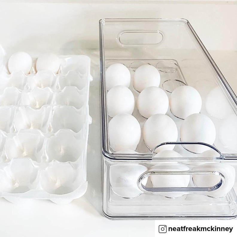An Egg Container: The Home Edit Egg Bin