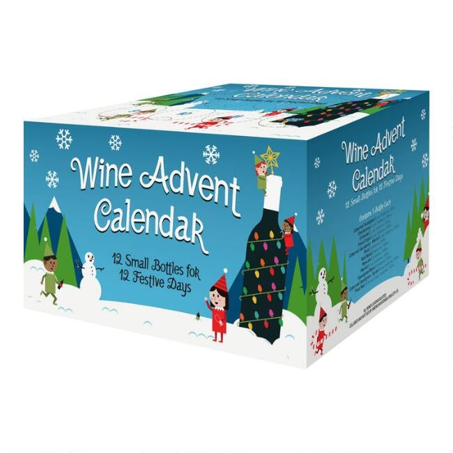 For Spending the Holiday With Family: Elf Wine Advent Calendar 12 Pack