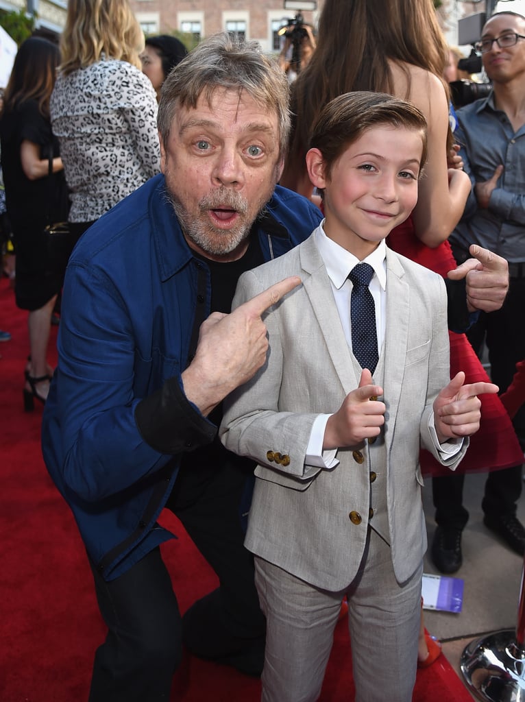 Jacob Tremblay and Mark Hamill at Los Angeles Film Festival