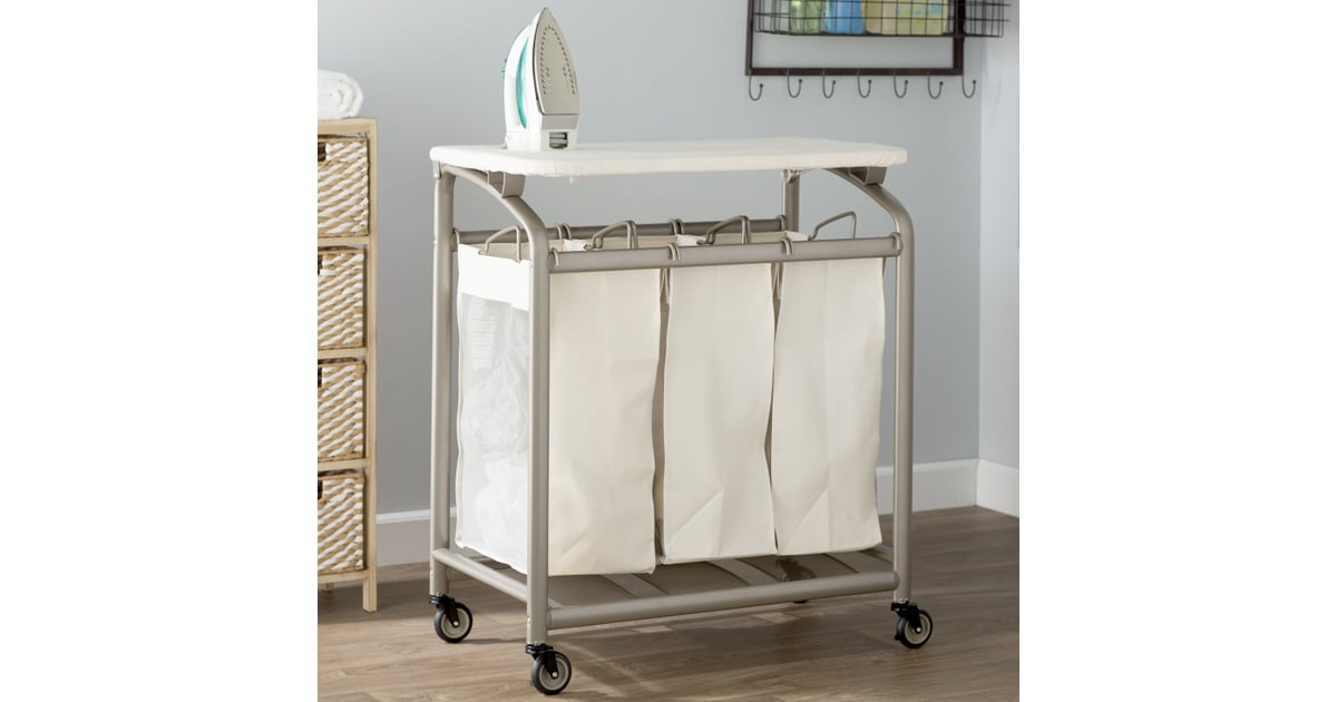 Laundry Sorter Hamper With Folding Table Best and Most Useful LaundryRoom Organizers From