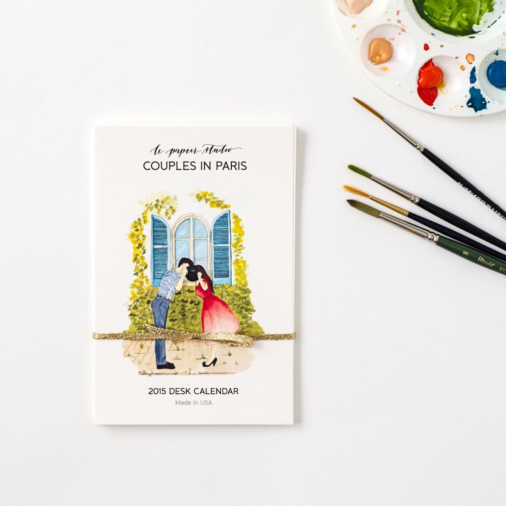 Couples in Paris Calendar ($26-$33)