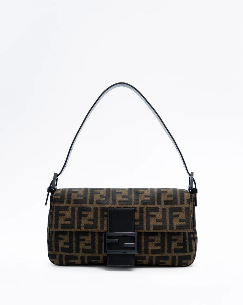 Fendi Vintage Zucca Baguette Shoulder Bag via Vivrelle