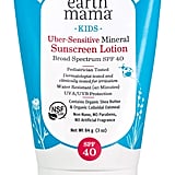 Earth Mama Kids Uber-Sensitive Mineral Sunscreen Lotion, SPF 40