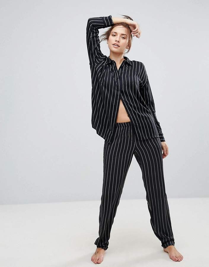 Hunkemoller Pj Pant Woven Stripe