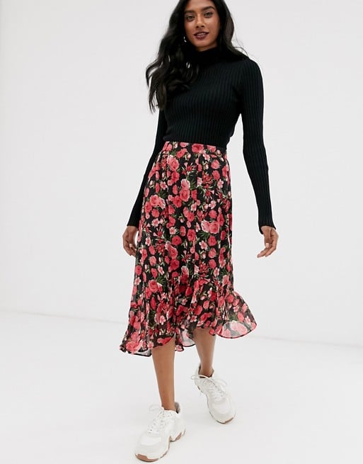 Stradivarius Asymmetric Skirt