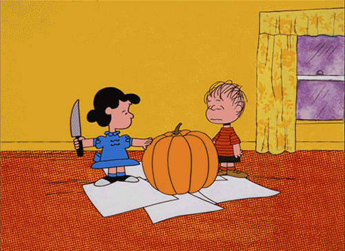 Enthusiasm for pumpkin carving in your 20s: