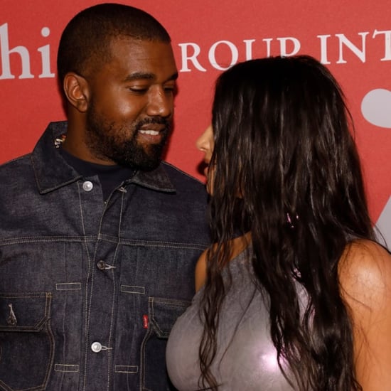 Kim Kardashian's Rick Owens Iridescent Dress With Kanye West