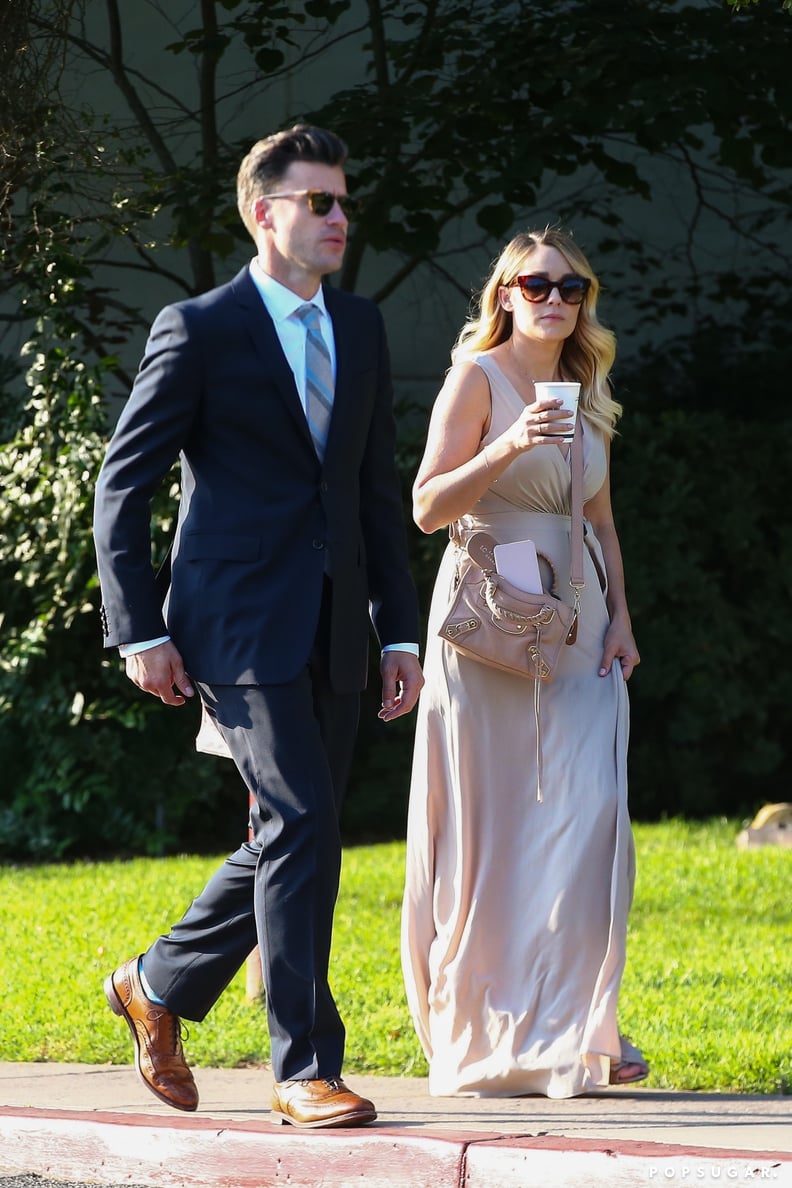 Lauren Conrad Arrived to Her Friend's Wedding