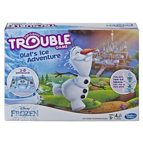 Disney's Frozen 2 Trouble Game Olaf's Ice Adventure by Hasbro