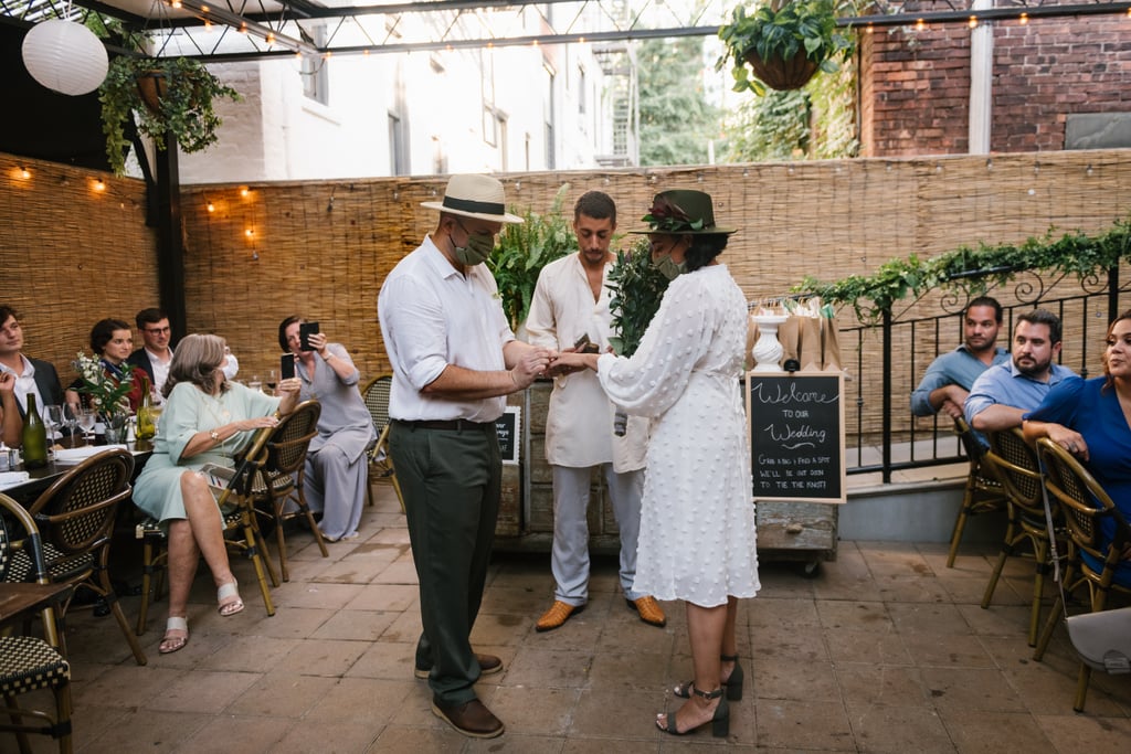 Stylish DIY Outdoor Restaurant Microwedding