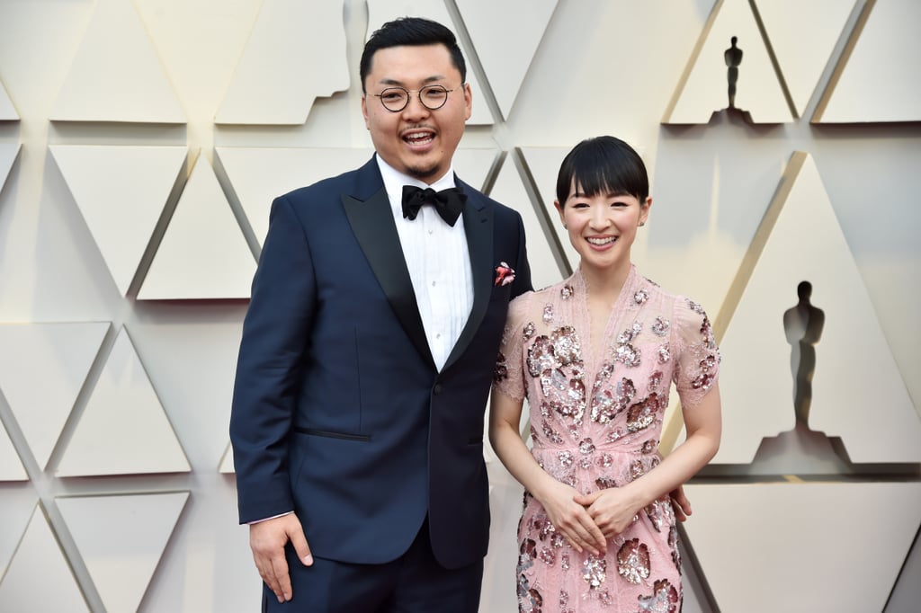 Takumi Kawahara and Marie Kondo at the 2019 Oscars