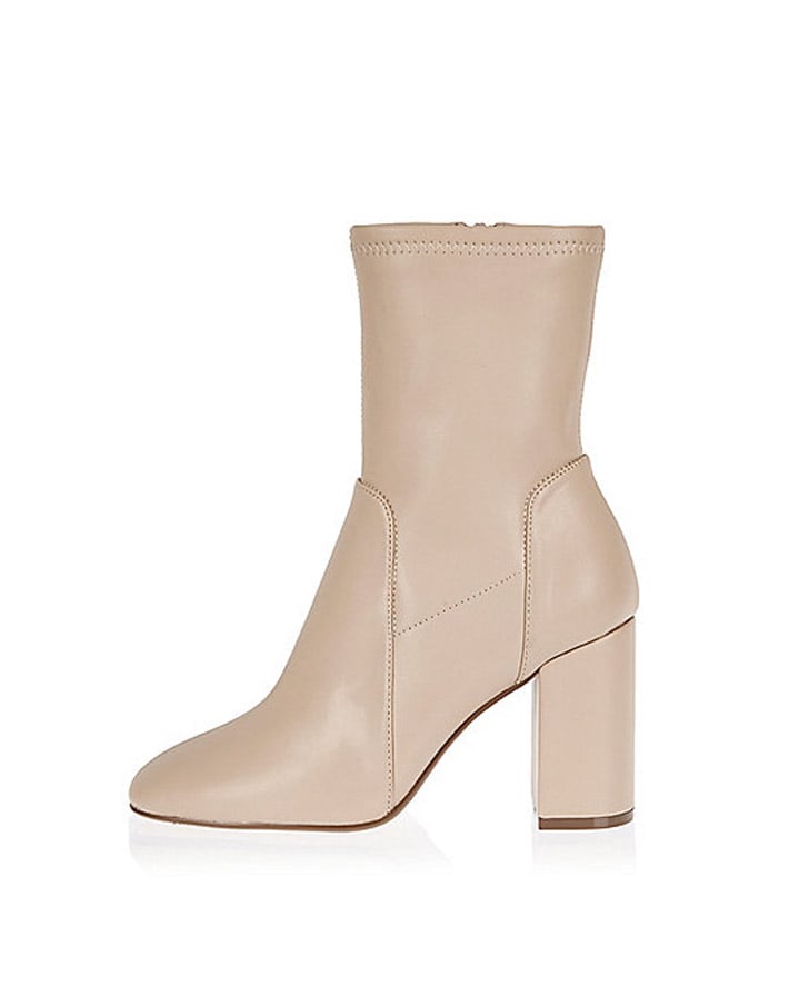 River Island Stretch Ankle Boots in Pink ($100)