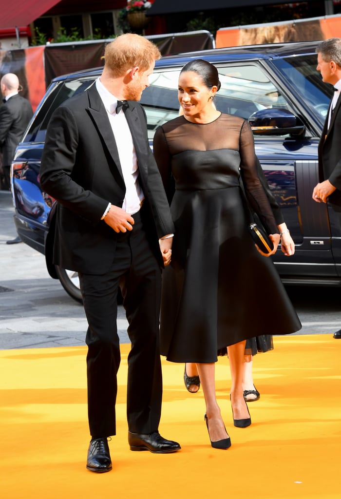 Pictured: Prince Harry and Meghan Markle at The Lion King premiere in London.