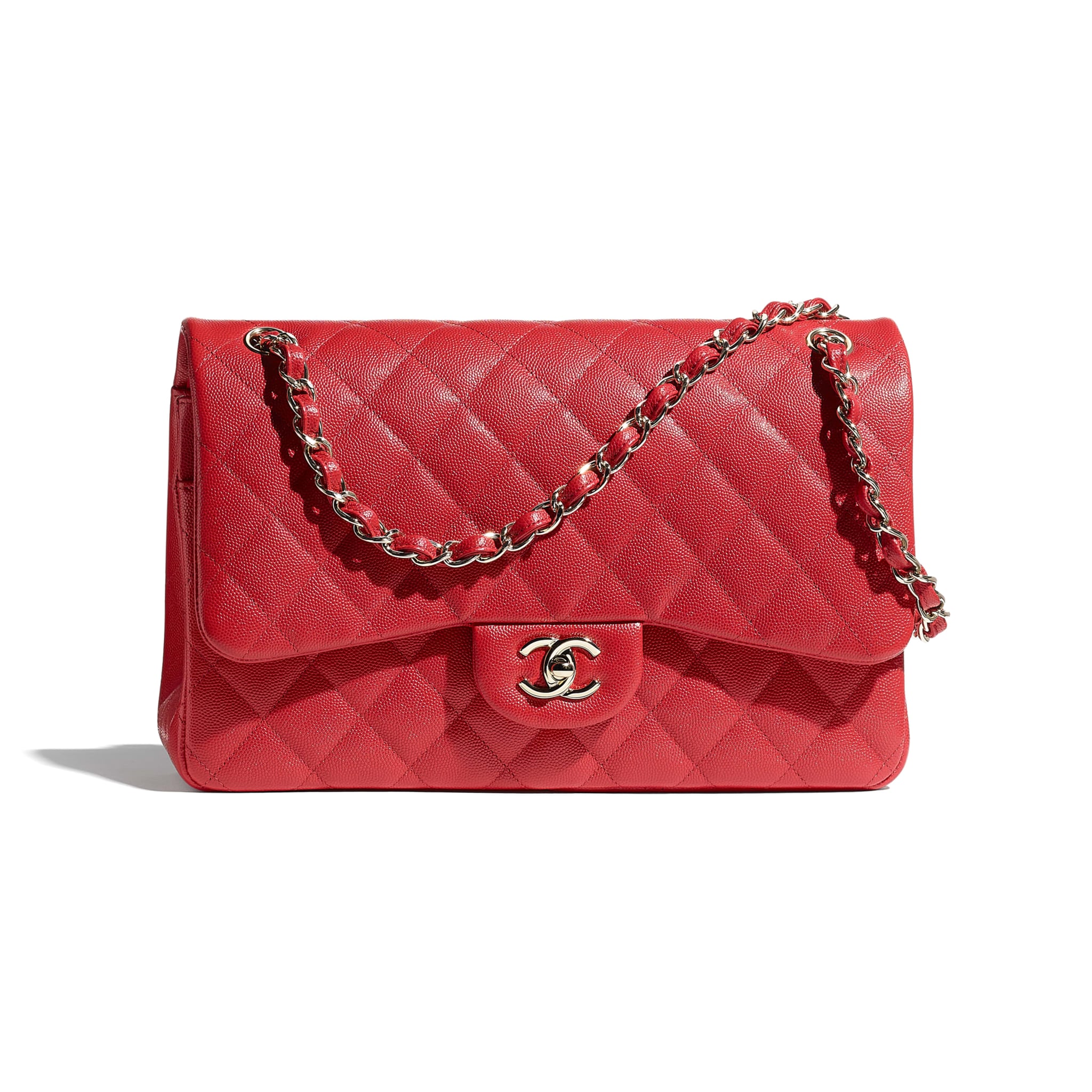 Chanel Large Classic Handbag in Grained Calfskin ($7,400)