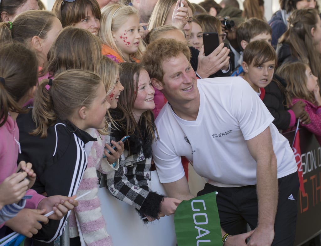 Prince Harry Playing Soccer in New Zealand