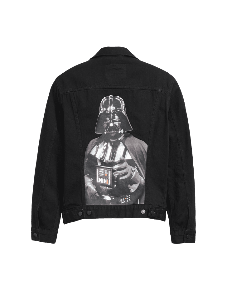 Levi's x Star Wars Darth Vader Black Denim Jacket | This Levi's x Star Wars  Clothing Collection Is So Cute, Even Luke Skywalker Couldn't Resist |  POPSUGAR Fashion Photo 14