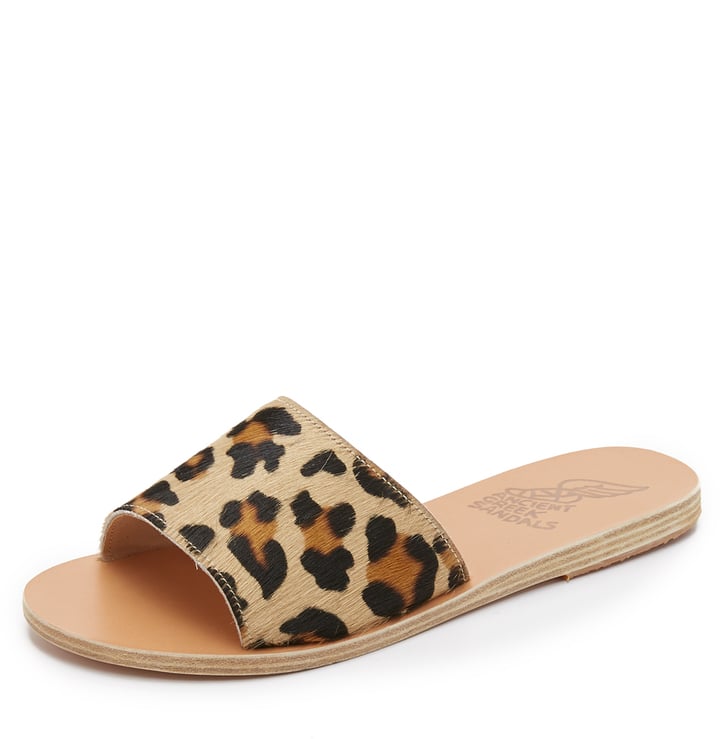 Ancient Greek Sandals Taygete Haircalf Slides ($225)
