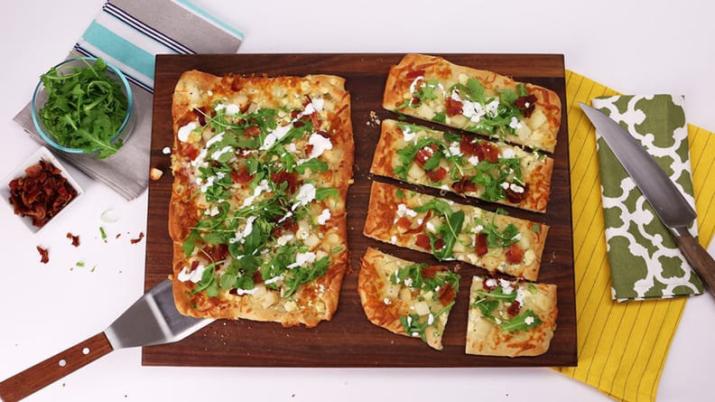 Bacon, Arugula, and Blue Cheese Flatbread