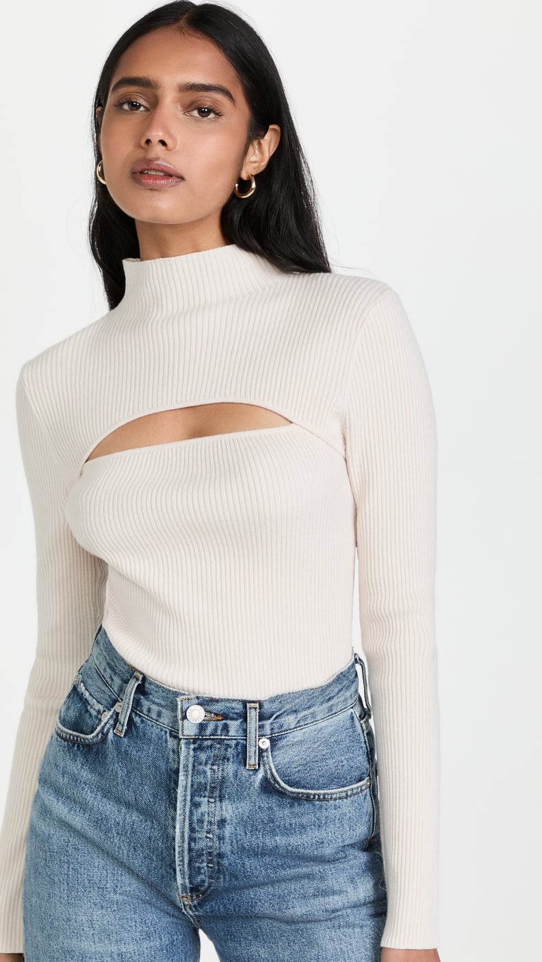 A Date-Night Sweater: Joe's Jeans Riya Cutout Sweater