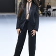 Camila Cabello Made Her Runway Debut at Paris Fashion Week in a Supersexy Black Pantsuit