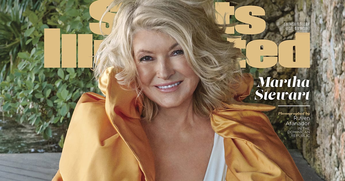 Martha Stewart Plunging White Swimsuit on Sports Illustrated