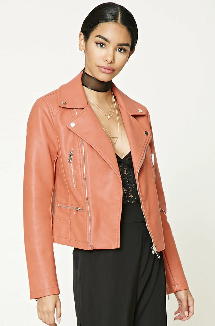 Vegan Leather Jackets | POPSUGAR Fashion