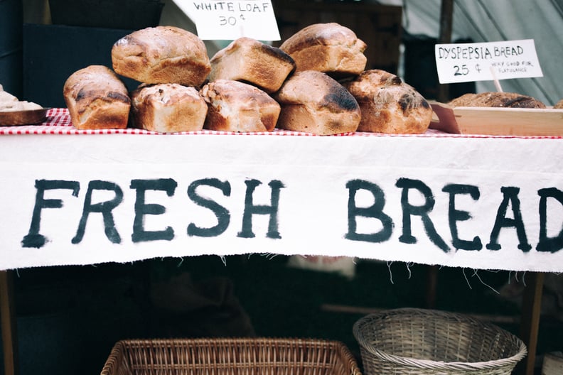 Fresh-baked bread.