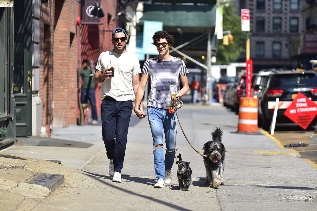 Zachary Quinto and His Boyfriend in NYC June 2016