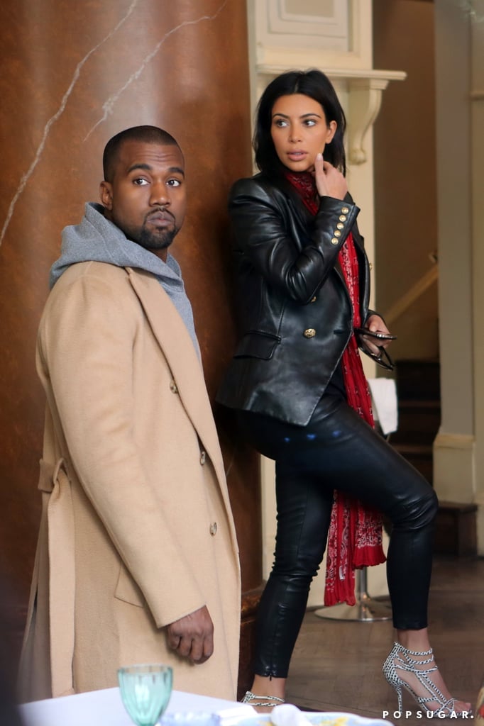 Kim Kardashian and Kanye West on Their Honeymoon in Prague