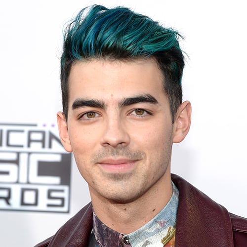 Joe Jonas Blue Hair 2015 | AMAs