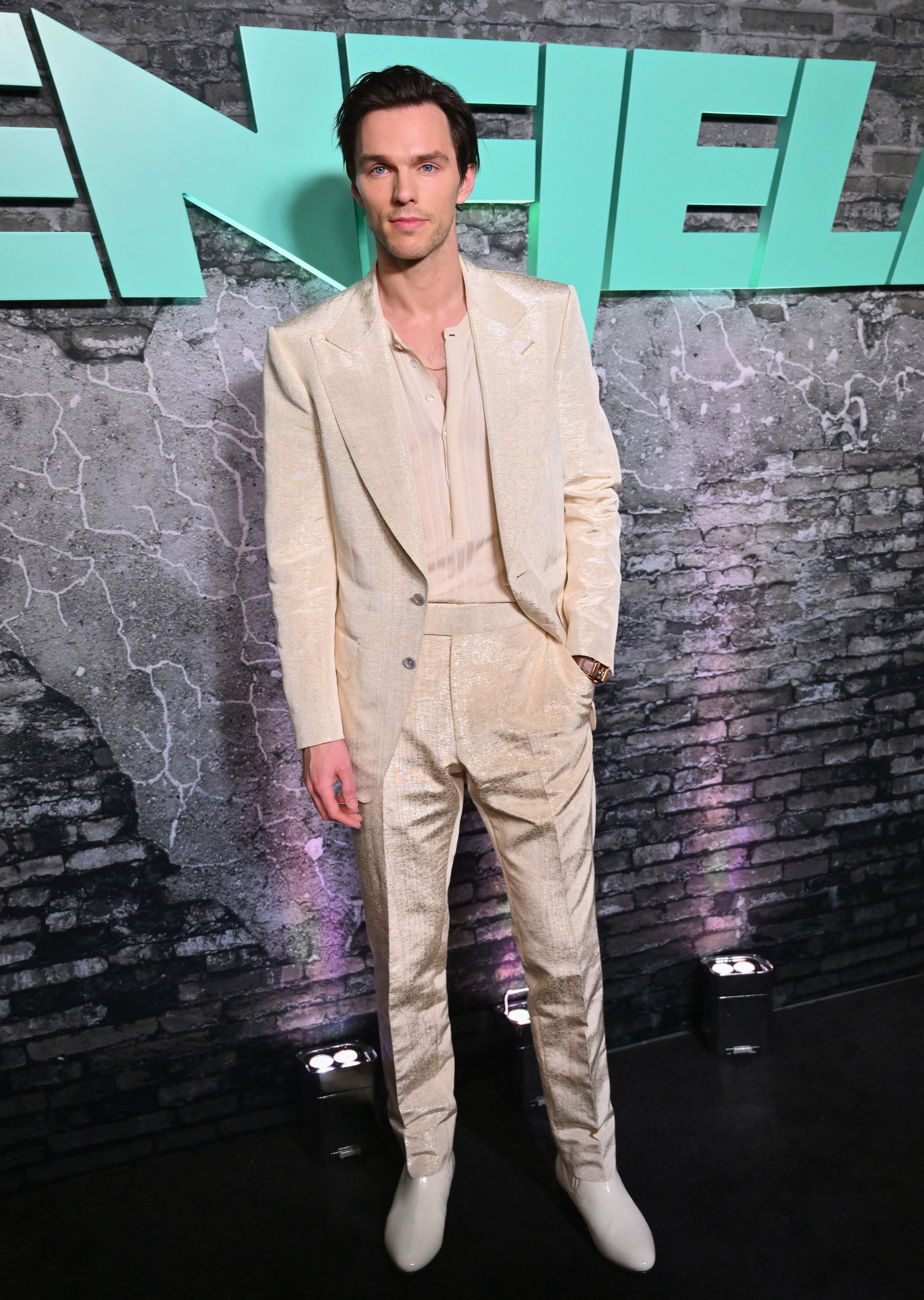 English actor Nicholas Hoult attends the premiere of 