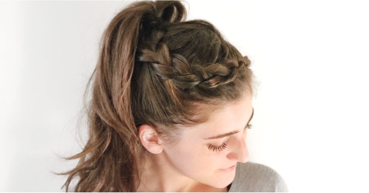 Easy Braid Hairstyle For the Gym  POPSUGAR Fitness