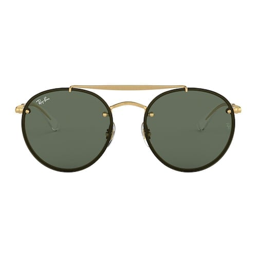 Unisex Ray-Ban Highstreet RB3614 54mm Metal Round Sunglasses