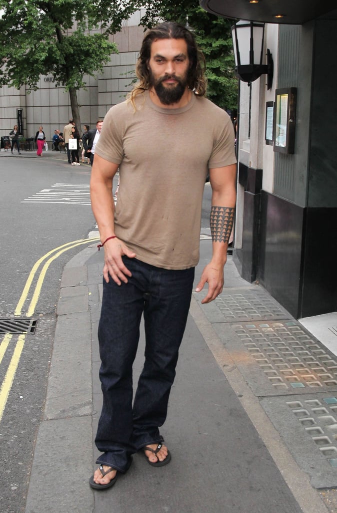 Jason Momoa Out in London August 2016