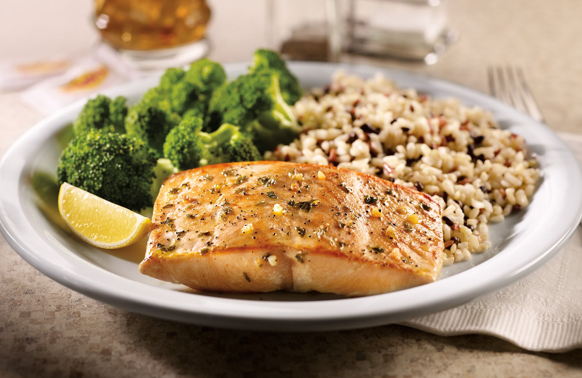 Denny S Fit Fare Alaskan Salmon Healthiest Fast Food Orders Popsugar Fitness Photo 24