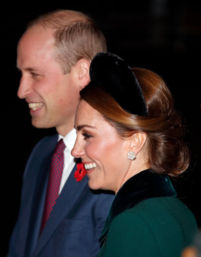 Kate Middleton at Armistice Day Service at Westminster Abbey in 2018