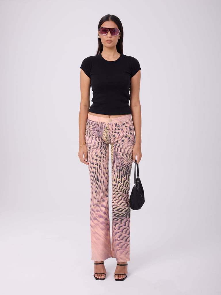 Roberto Cavalli Spring 2001 Swirl Jeans