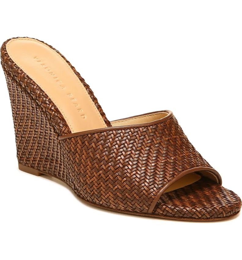 Woven Wedges: Veronica Beard Dali Woven Platform Wedge Sandal