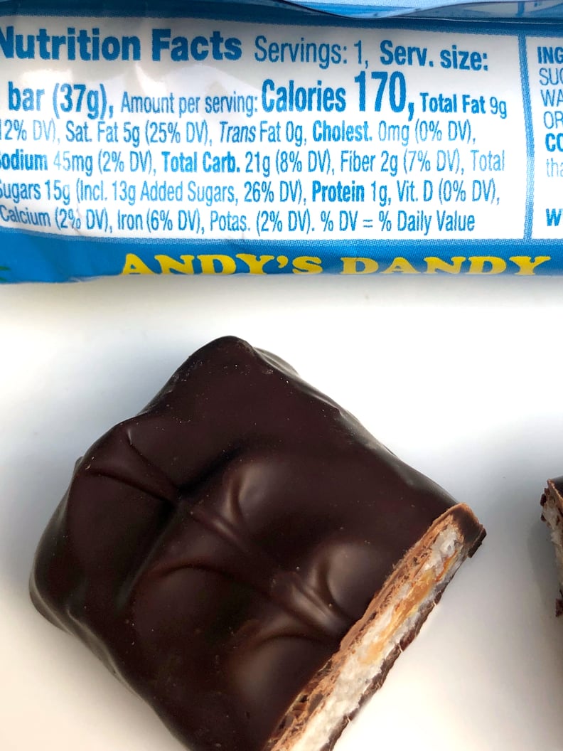 Amy's Sunny Candy Bar Nutritional Information