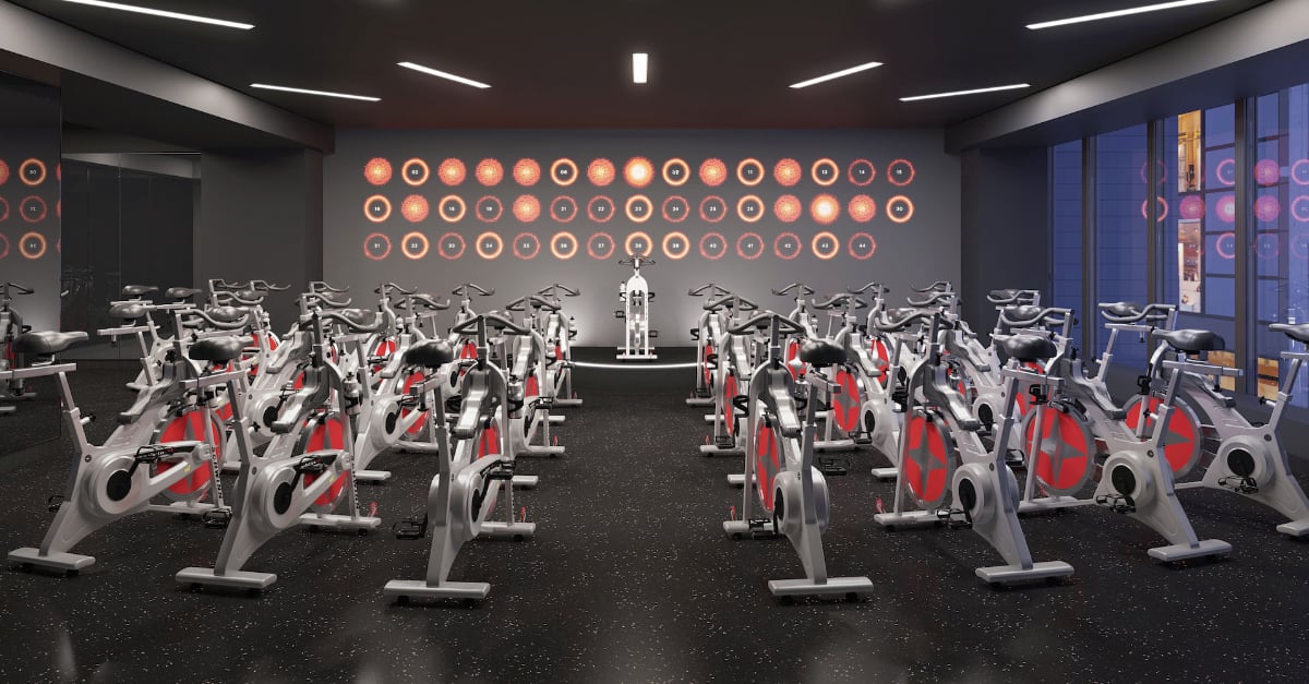 Equinox cycling class store