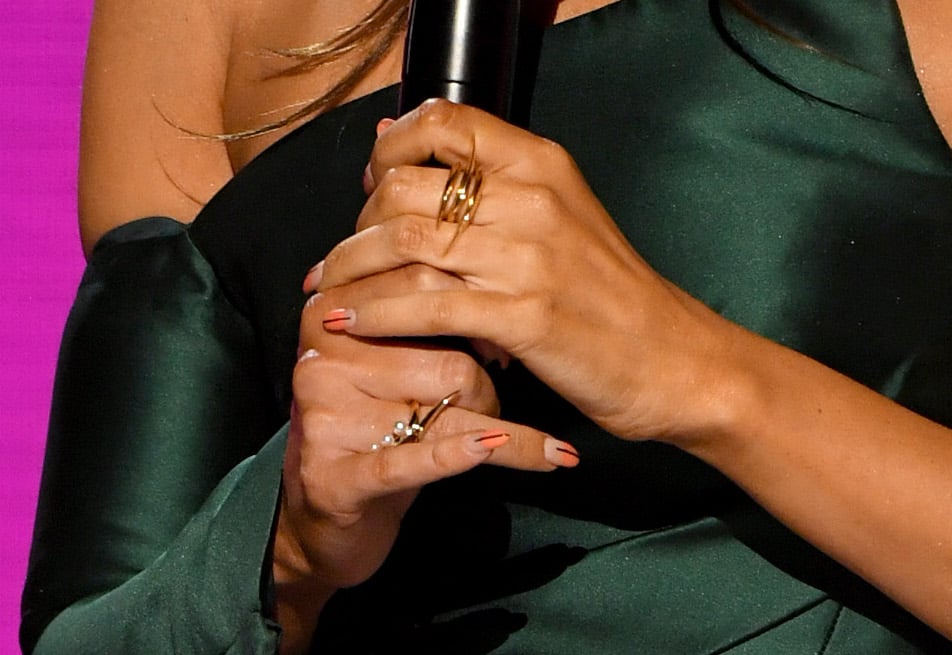 Megan Fox and Machine Gun Kelly's Matching Nail Art at AMAs