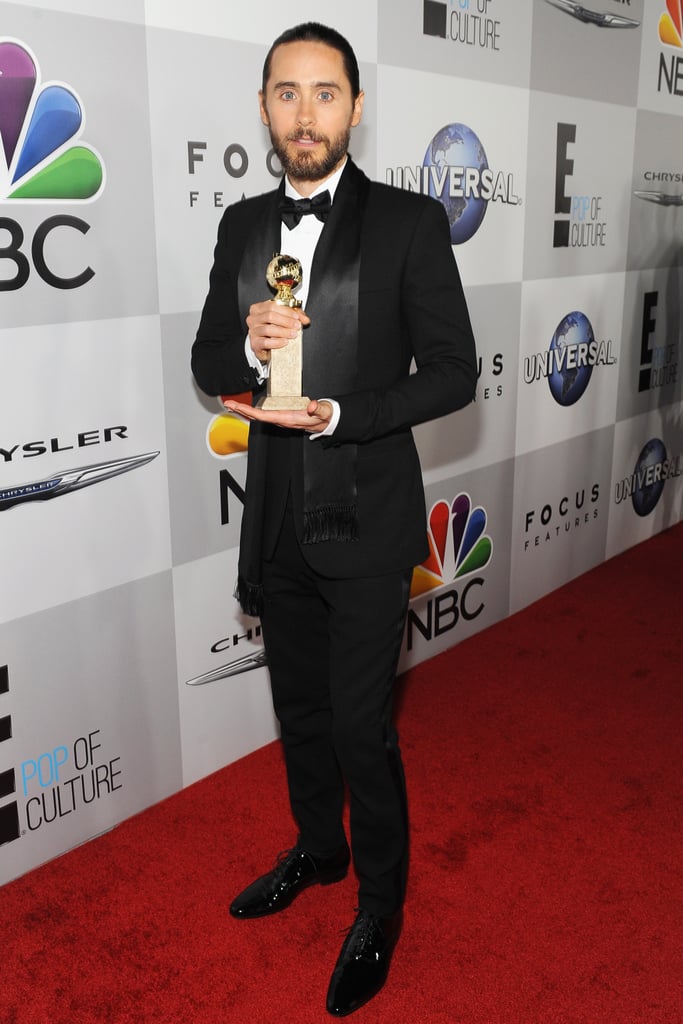 Jared Leto held onto his award.