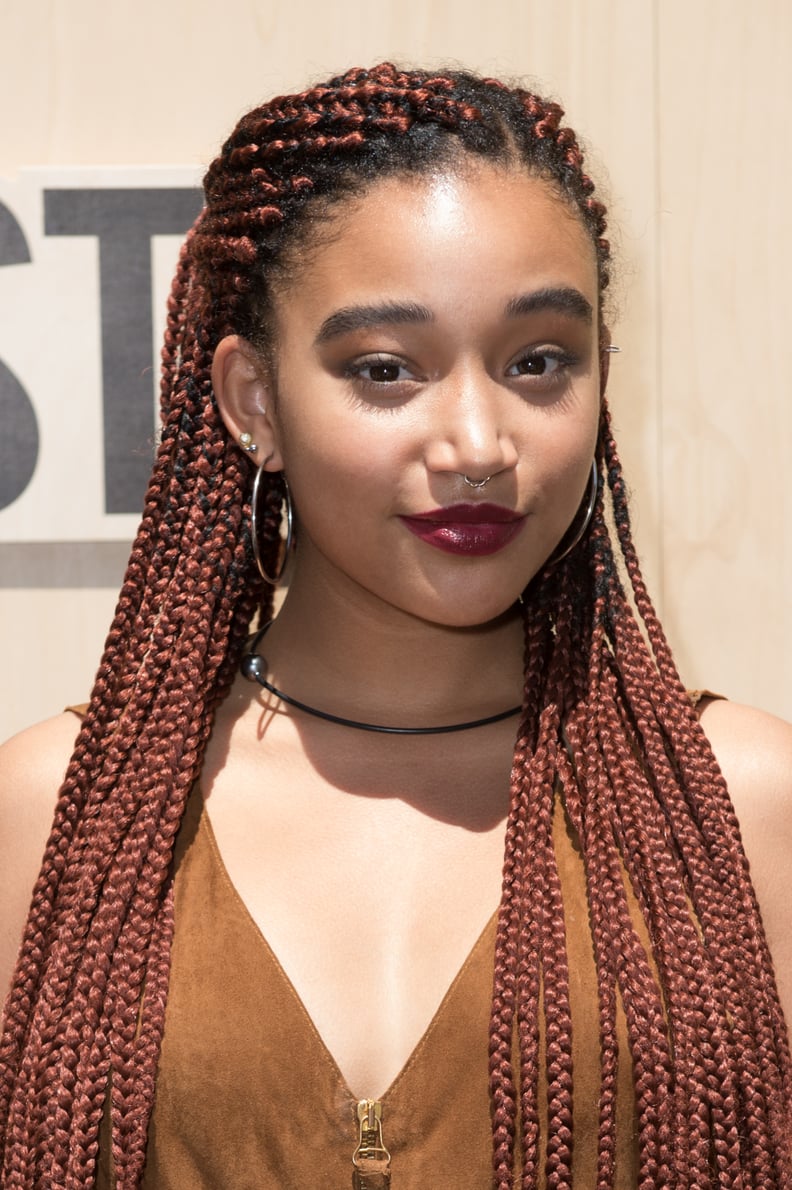 Amandla Stenberg With Box Braids